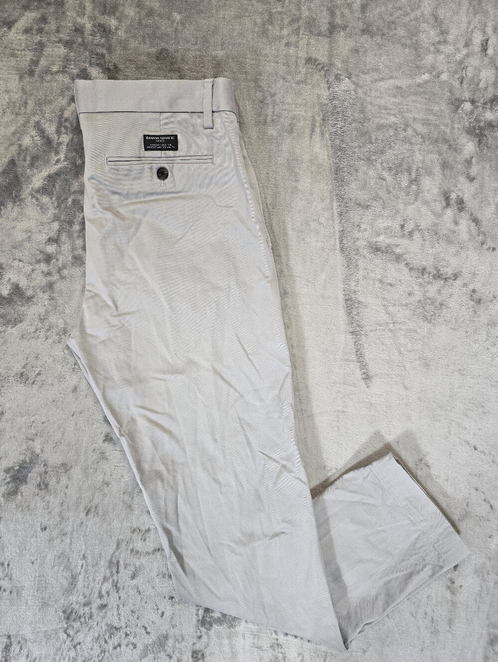 Banana Republic Emerson Chino Pants Size 32x32 Fits 34x32 Performance Gray